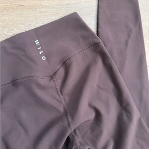 Wilo Base Ribbed 7/8 Chocolate Brown legging